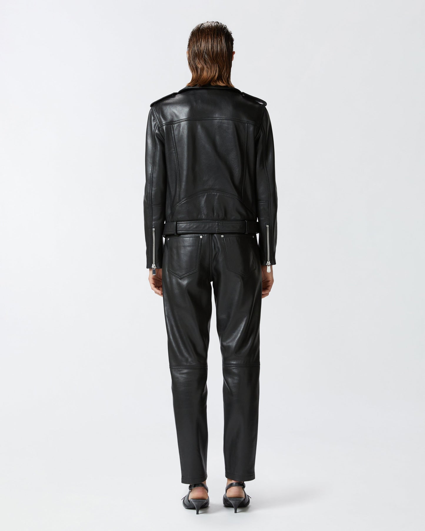 Luxury Soft Nappa Genuine Leather Biker Jacket