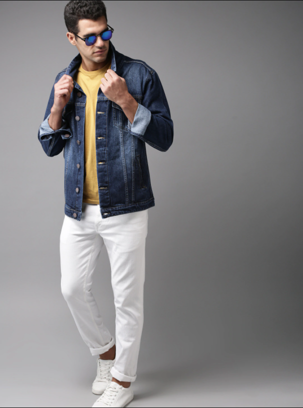 Dark Blue Men's Denim Jacket