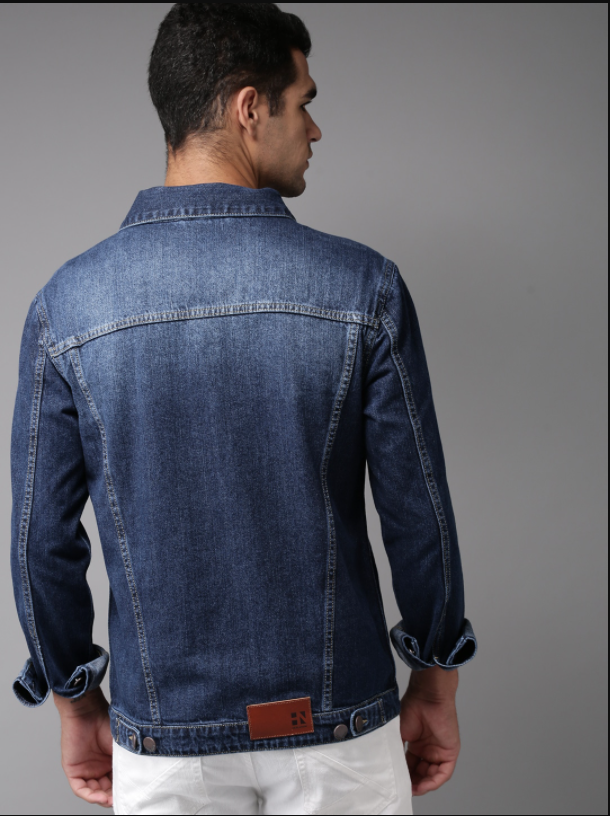 Dark Blue Men's Denim Jacket