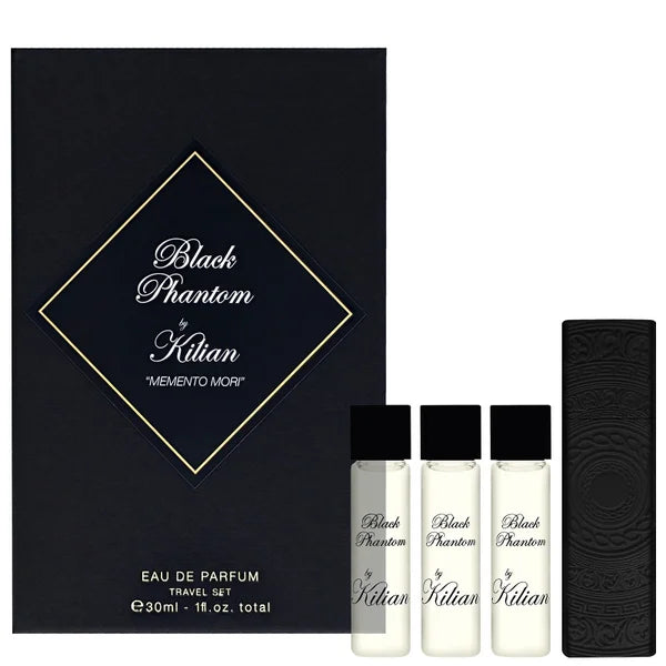 Kilian Black Phantom Memento Mori Eau de Parfum Spray 4 x 7.5ml Travel Set - Front View