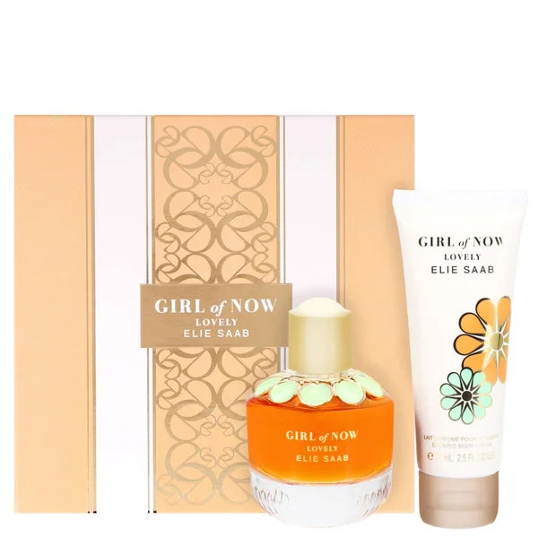 Elie Saab Girl Of Now Lovely Eau de Parfum Spray 50ml Gift Set - Front View