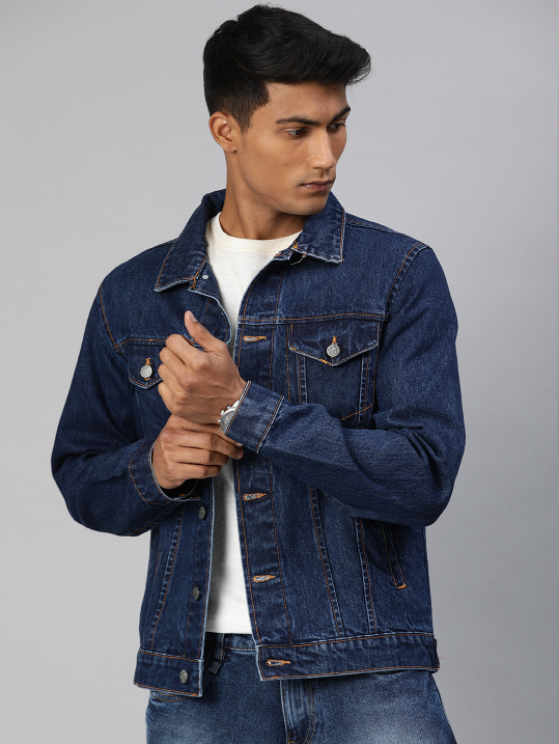 Dark Wash Men's Denim Jacket