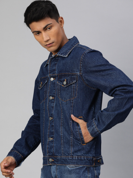 Dark Wash Men's Denim Jacket