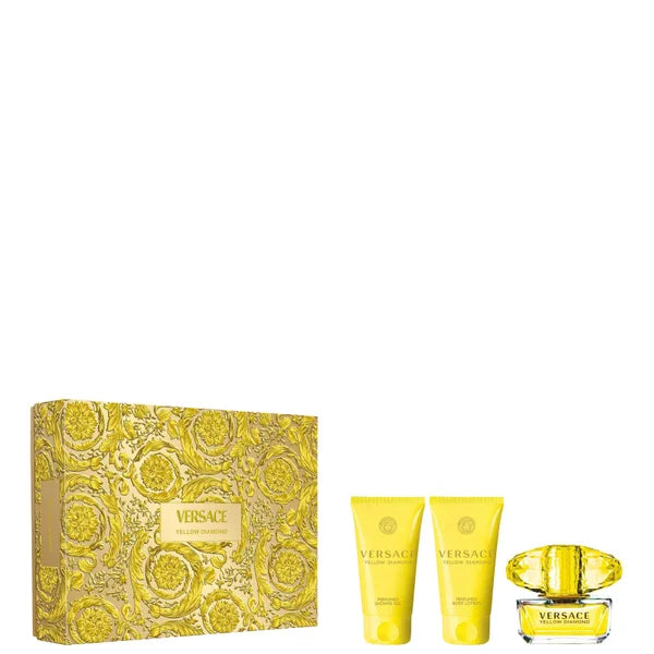 Versace Yellow Diamond Eau de Toilette 50ml Gift Set - Front View