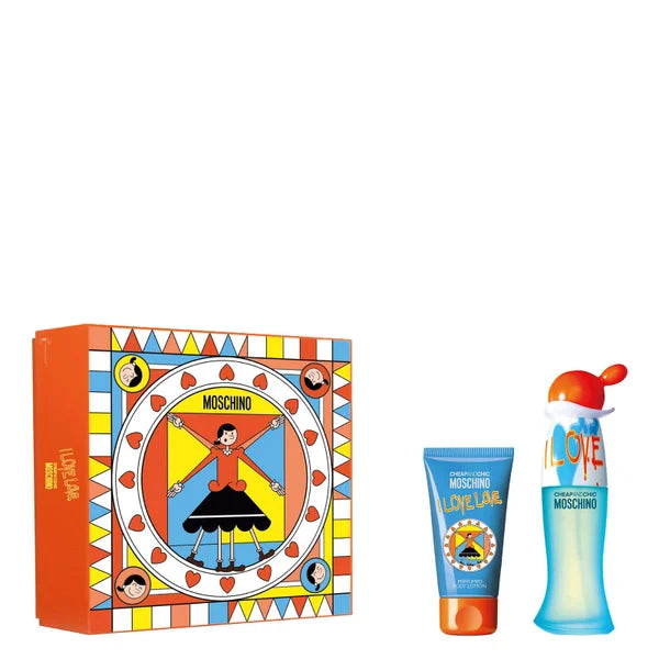 Moschino I Love Love Eau de Toilette Spray 30ml Gift Set - Front View