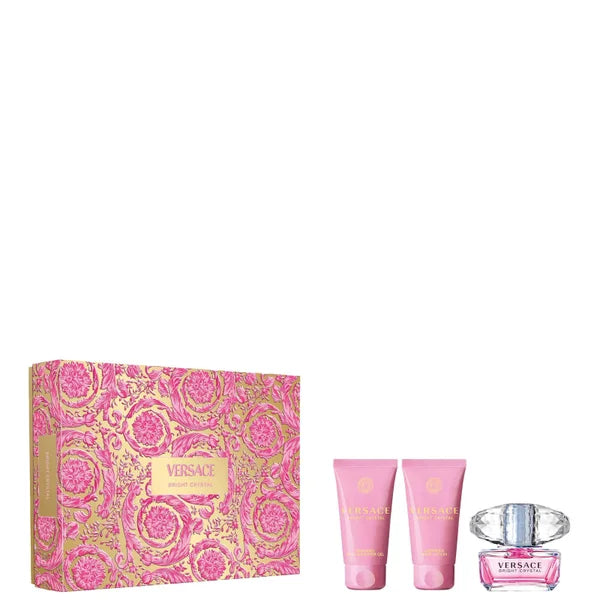 Versace Bright Crystal Eau de Toilette 50ml Gift Set - Front View