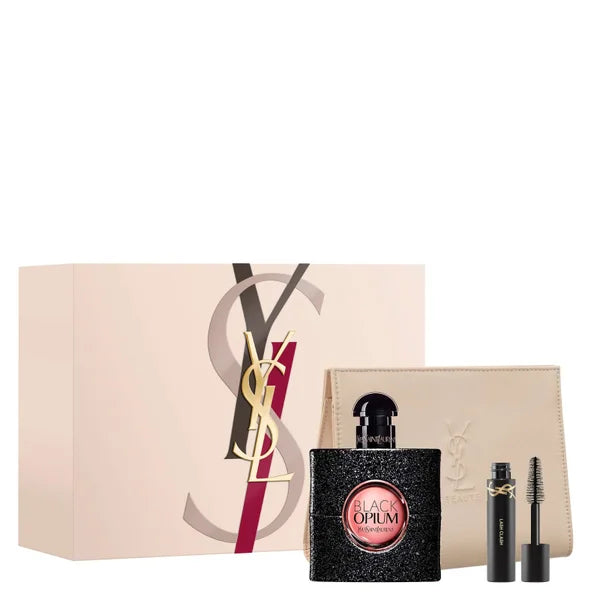 Yves Saint Laurent Black Opium Eau de Parfum Spray 50ml Gift Set - Front View