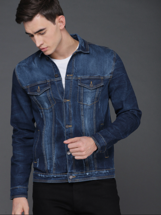 Mid Wash Men's Denim Jacket