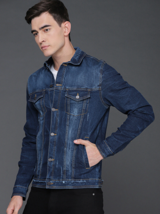 Mid Wash Men's Denim Jacket