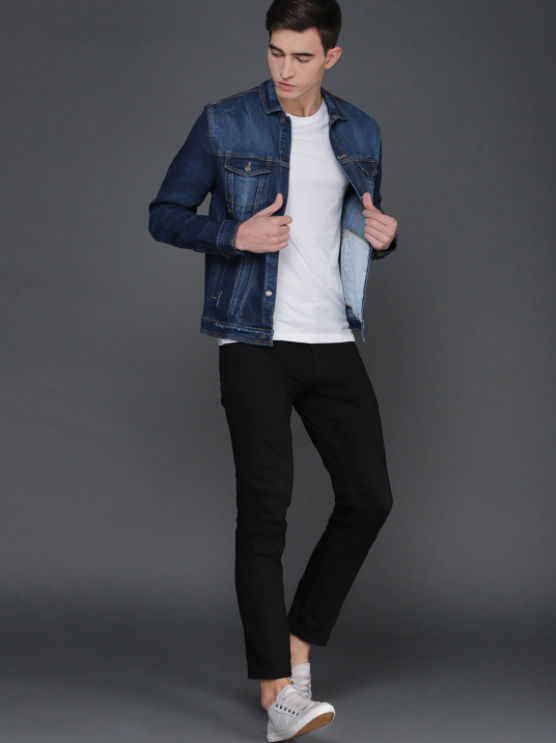 Mid Wash Men's Denim Jacket