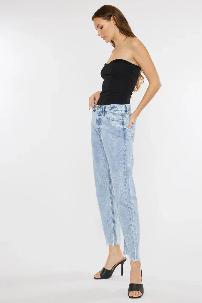 Mar High Rise Straight Leg Jeans