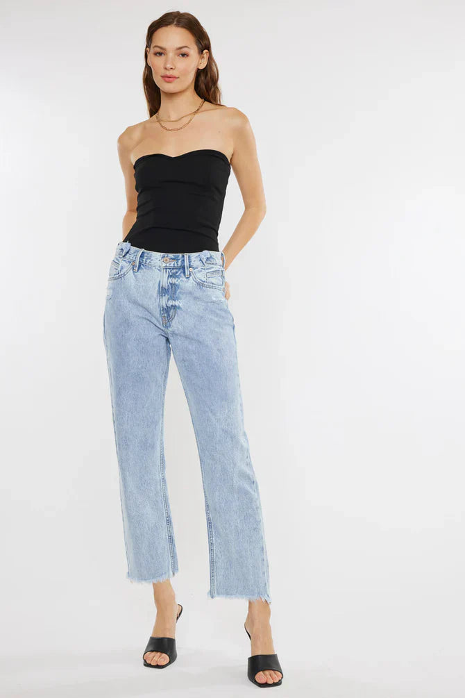 Mar High Rise Straight Leg Jeans