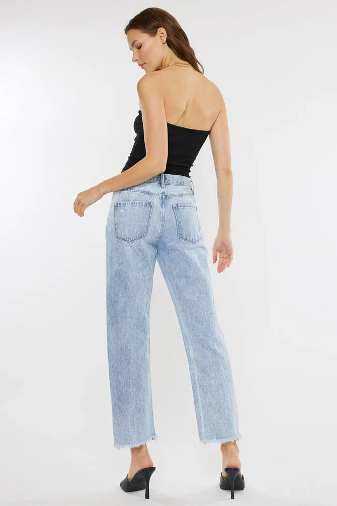 Mar High Rise Straight Leg Jeans