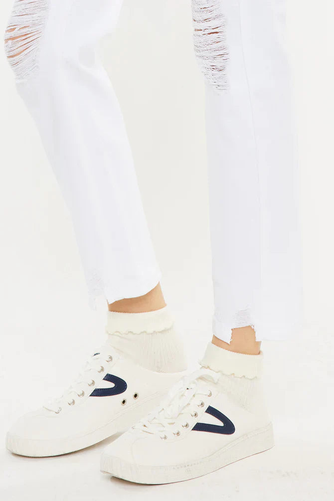 Hola Ultra High Rise Slim Straight Leg Jeans