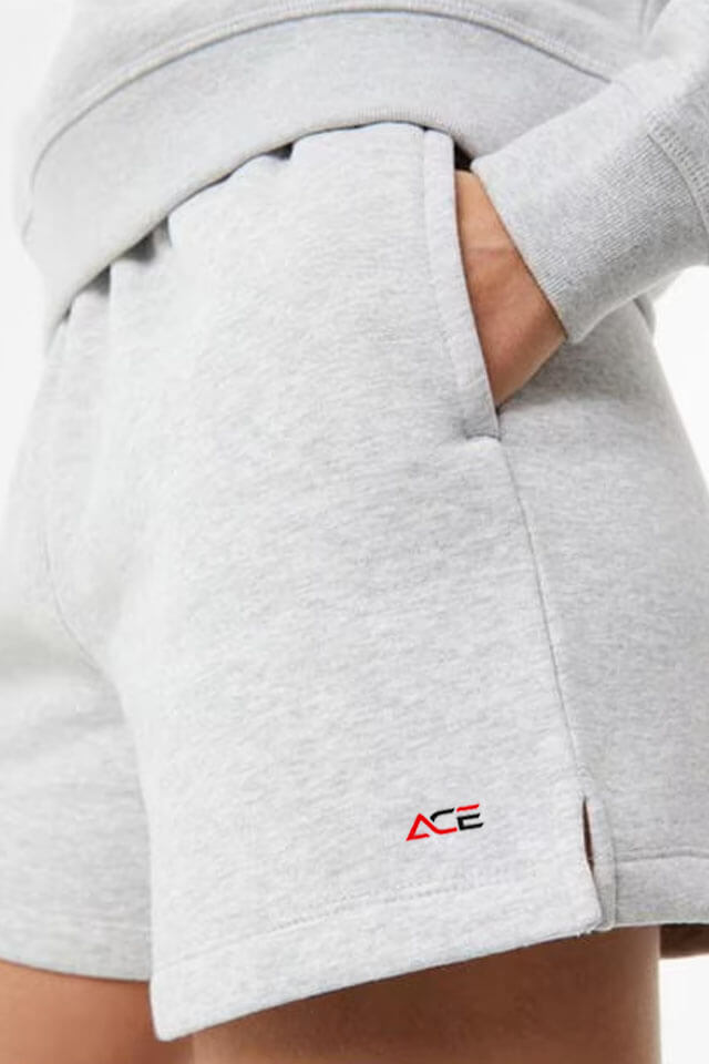 Ace Grey Gym Short For Womens