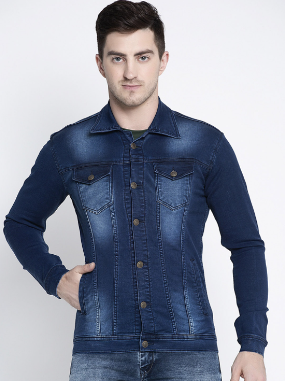 Ace Dark Blue Men's Denim Jacket