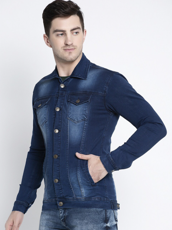 Ace Dark Blue Men's Denim Jacket