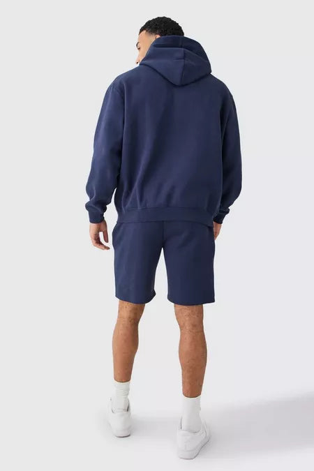 LOOSE FIT BLUE JERSEY SHORT