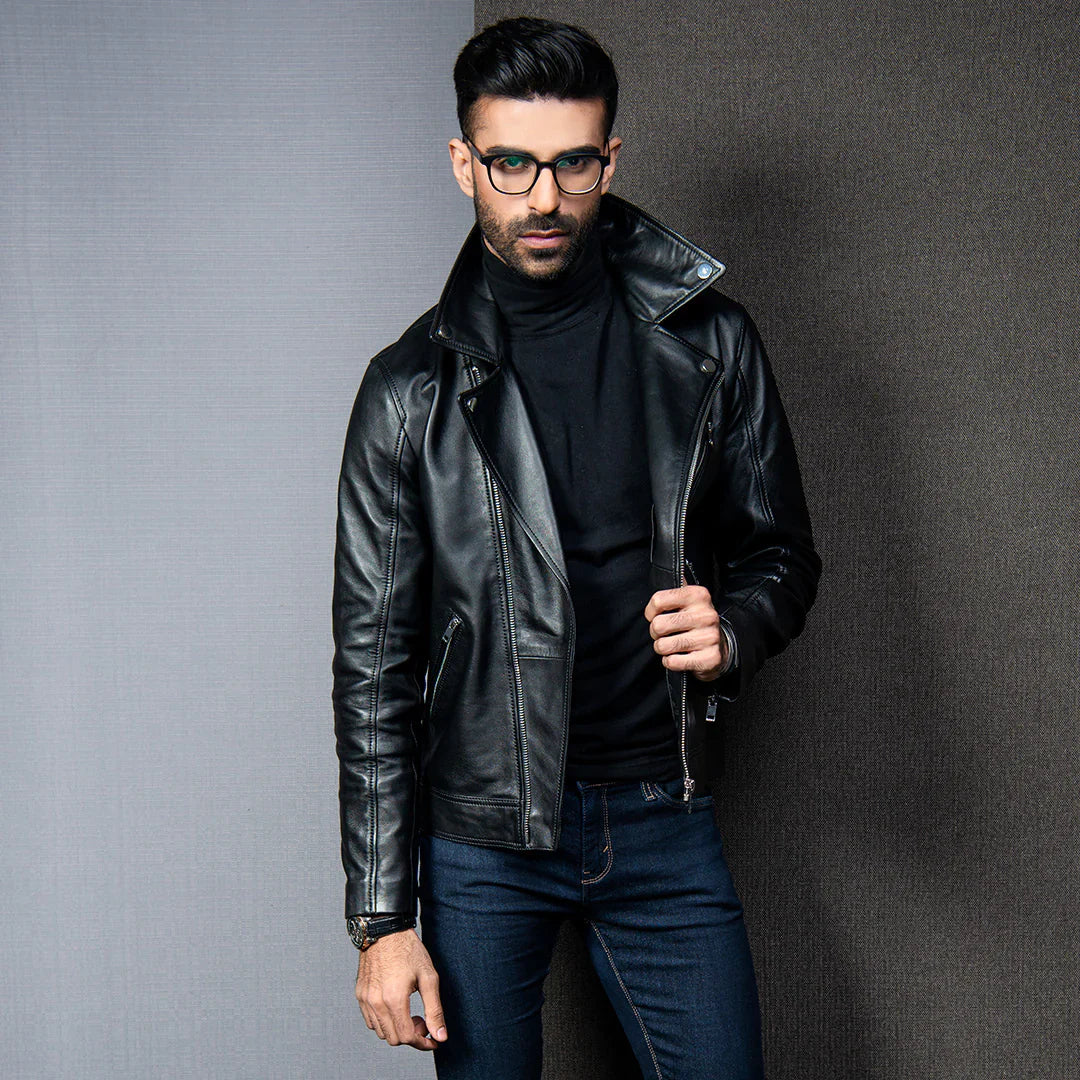 Ace Perfecto Genuine Men's Leather Jacket