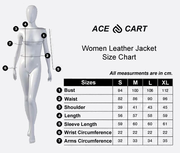 Destiny Black Leather Jacket For Women