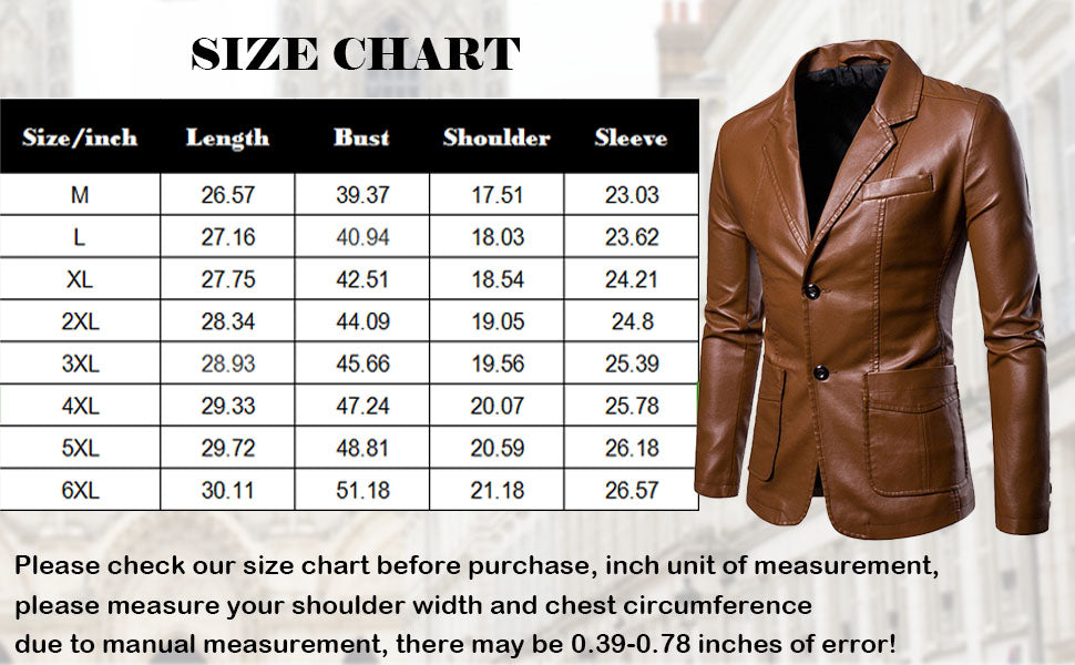 Ace Black Leather Blazer