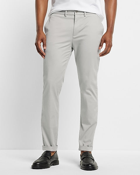 Skinny Hyper Stretch Cotton Chino- Front View - AceCart