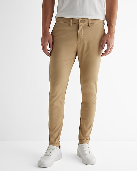 Super Skinny Hyper Stretch Cotton Jeans - Front View - AceCart