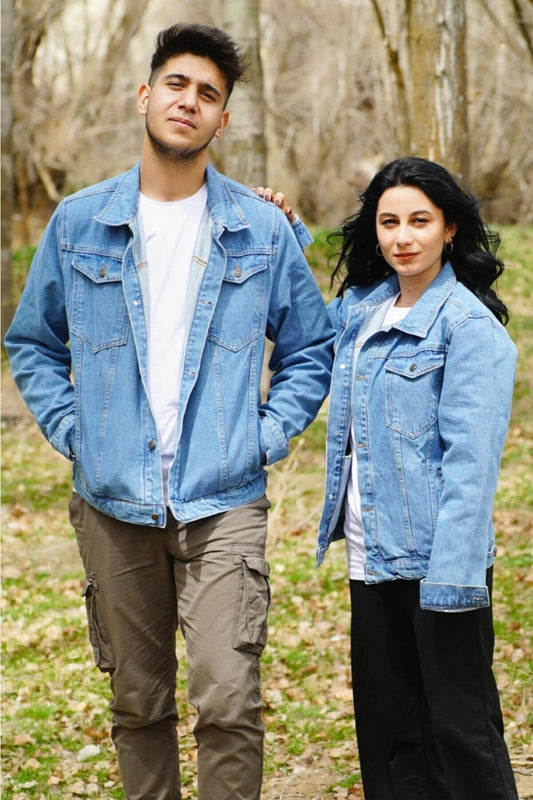 Light Blue Couple Denim Jackets