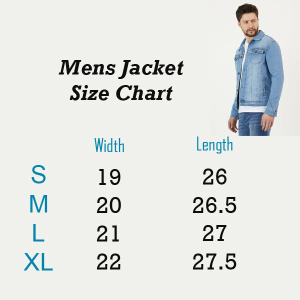 Black Men's Trucker Denim Jacket