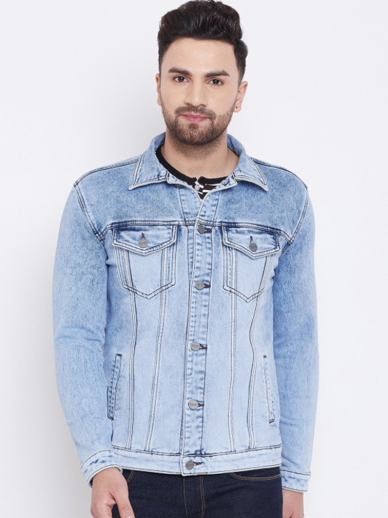 Light Blue Men's Denim Jacket