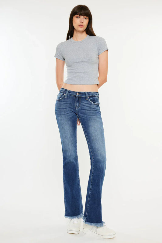 Ace Mid Rise Flare Jeans