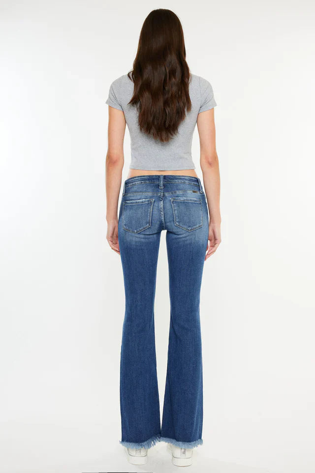 Ace Mid Rise Flare Jeans