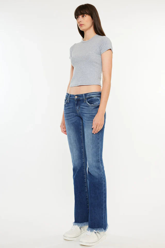 Ace Mid Rise Flare Jeans