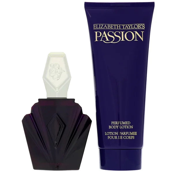 Elizabeth Taylor Passion Eau de Toilette Spray 75ml Gift Set - Front View