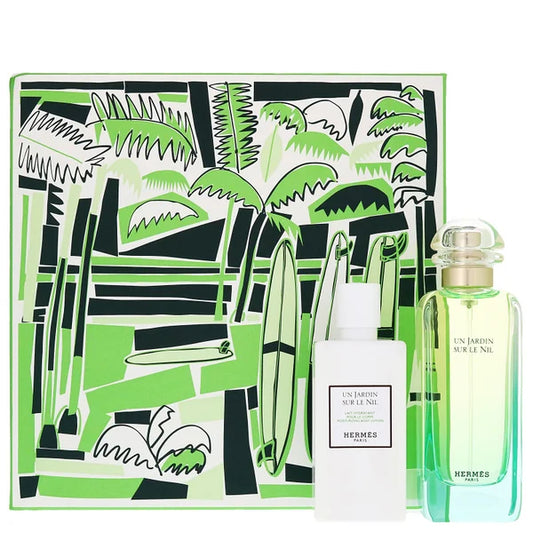 Hermès Un Jardin sur le Nil Eau de Toilette Spray 100ml Gift Set - Front View
