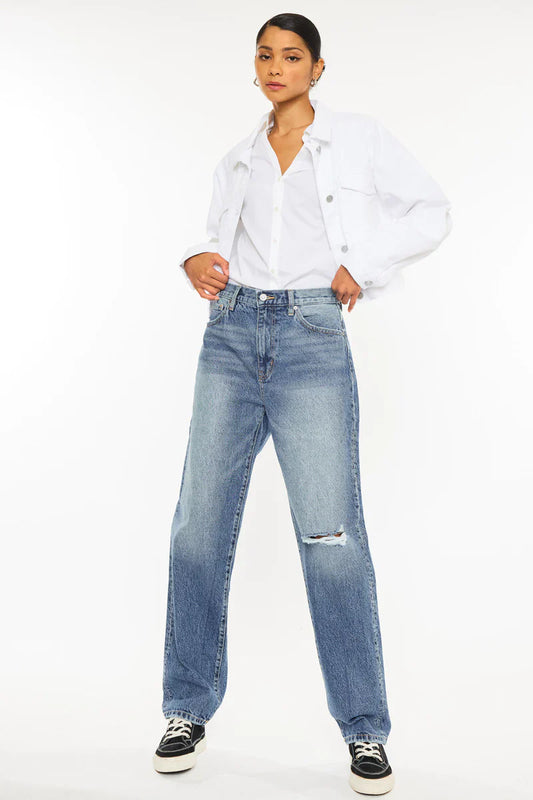 Porto High Rise Wide Leg Flare
