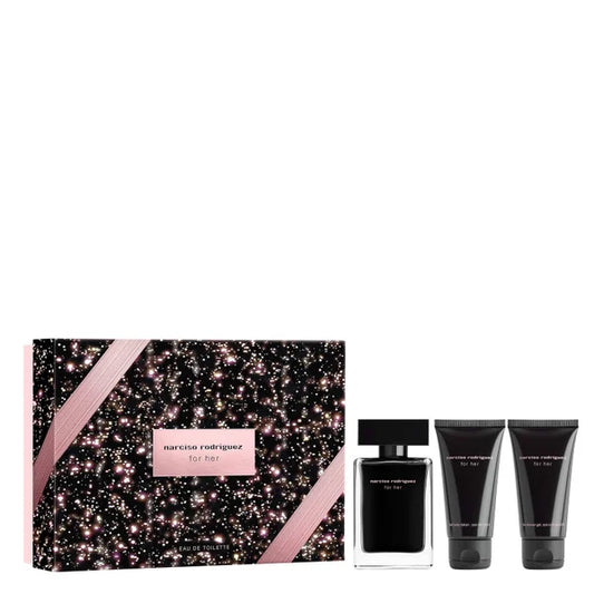Narciso Rodriguez For Her Eau de Toilette Spray 50ml Gift Set - Front View