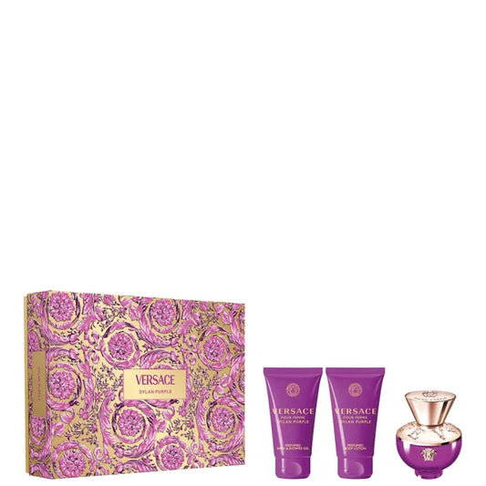 Versace Dylan Purple Eau de Parfum 50ml Gift Set - Front View