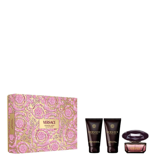 Versace Christmas 2024 Crystal Noir Eau de Parfum 50ml Gift Set - Front View