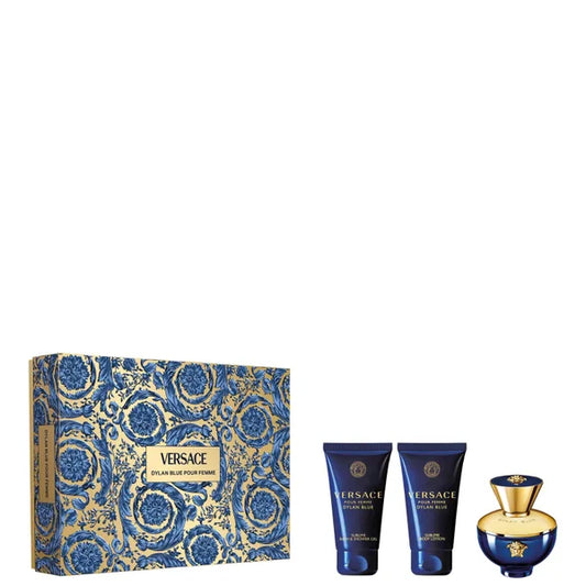 Versace Dylan Blue Pour Femme Eau de Parfum 50ml Gift Set - Front View