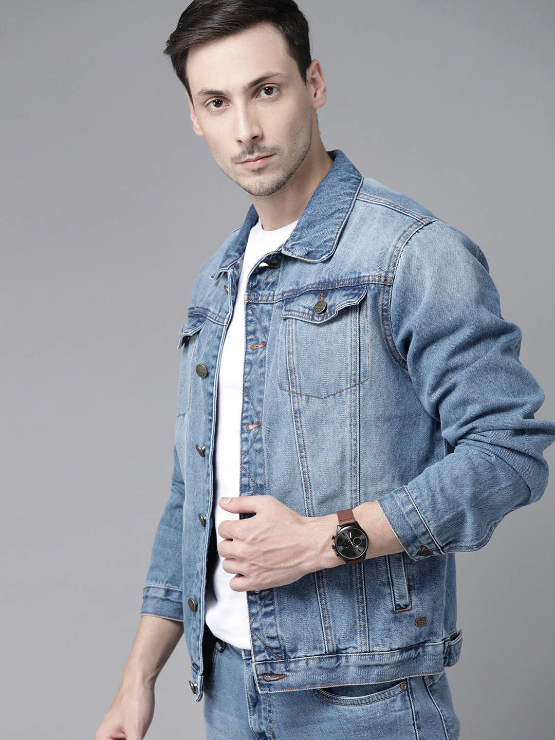 Summer Sale Denim Jacket Light Blue