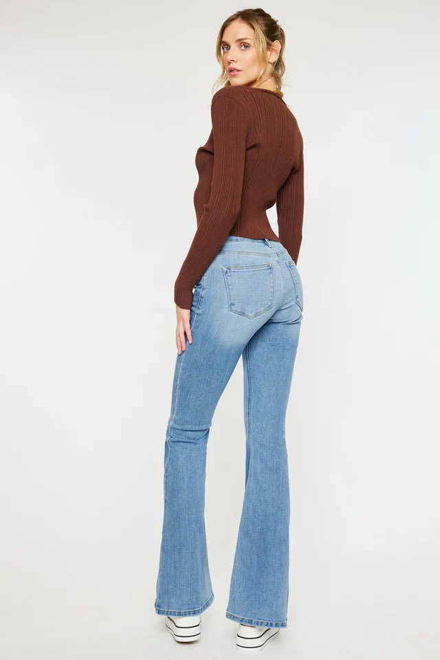 Ace Ultra High Rise Flare Jeans - Curvy
