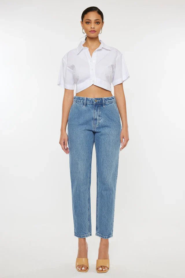Harted High Rise Mom Jeans