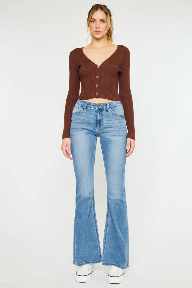 Ace Ultra High Rise Flare Jeans - Curvy