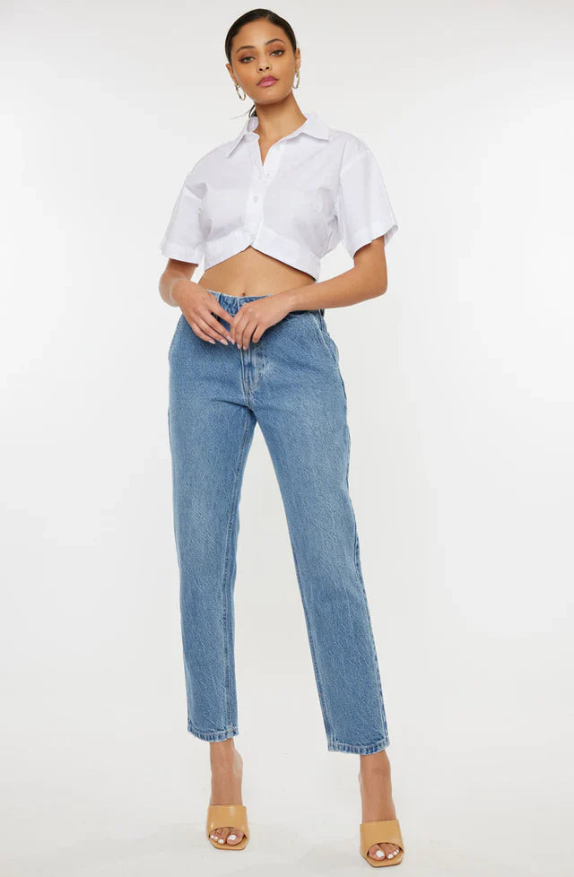 Harted High Rise Mom Jeans
