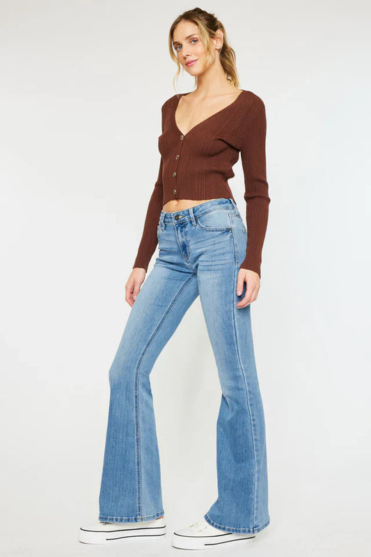 Ace Ultra High Rise Flare Jeans - Curvy