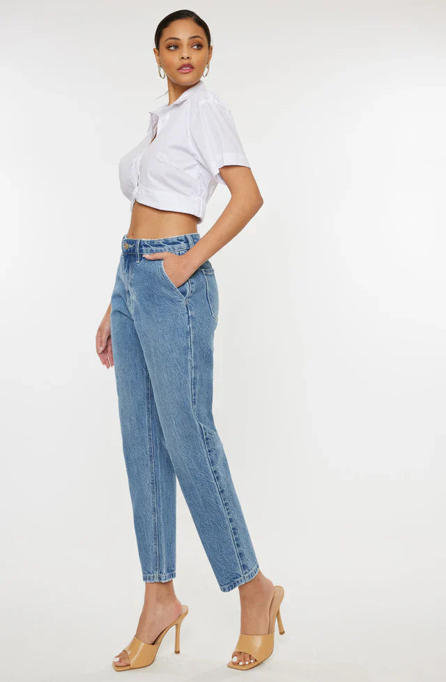 Harted High Rise Mom Jeans