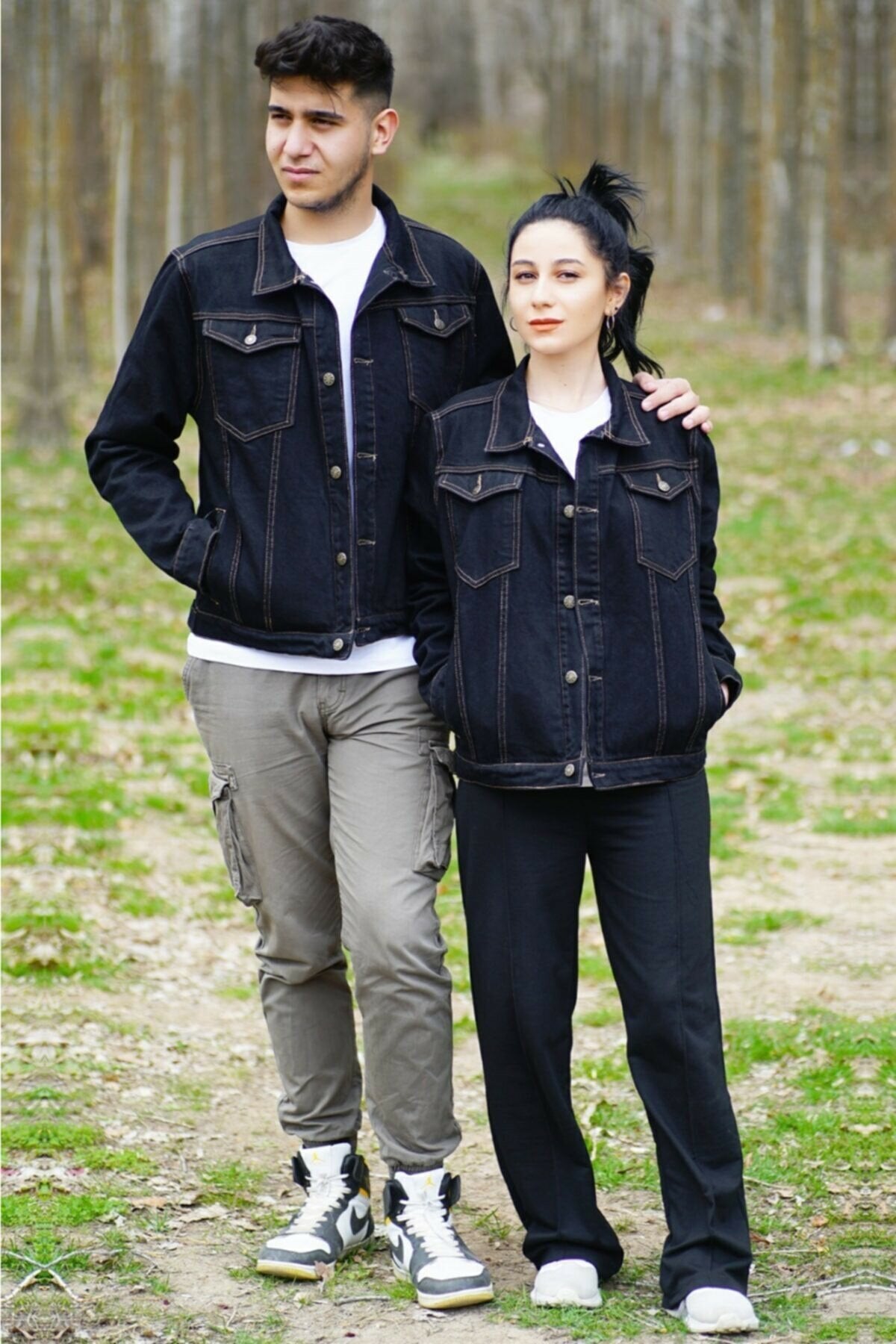 Black Couple Denim Jackets