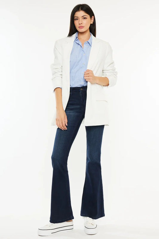 Ace Women Mid Rise Flare Jeans