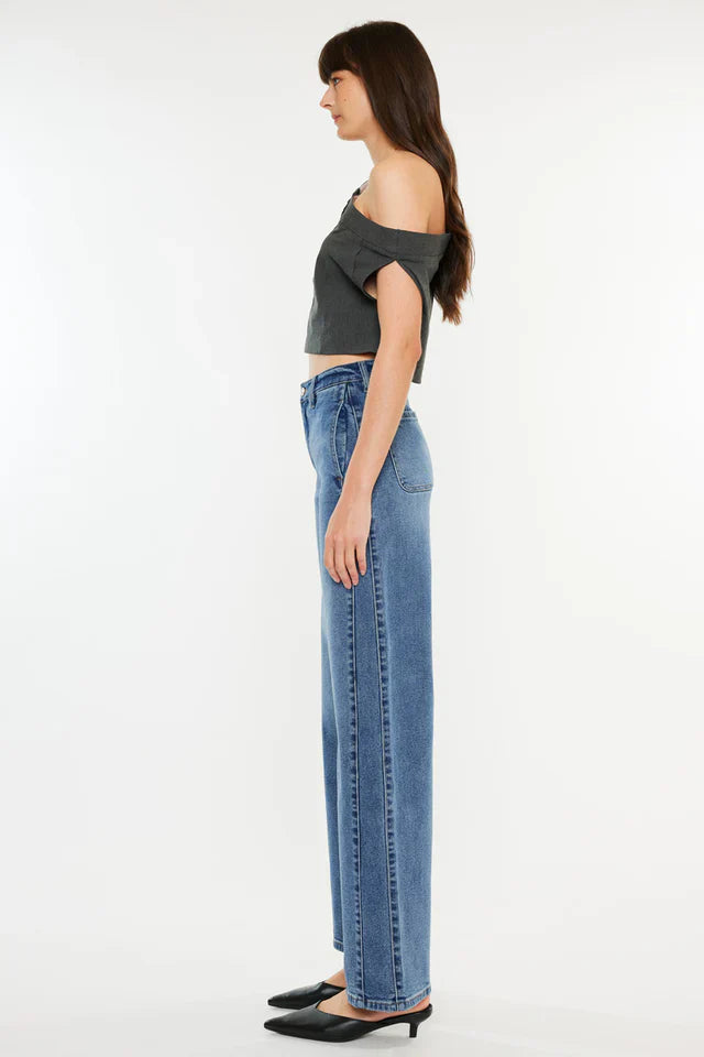 Ace High Rise Dad Jeans